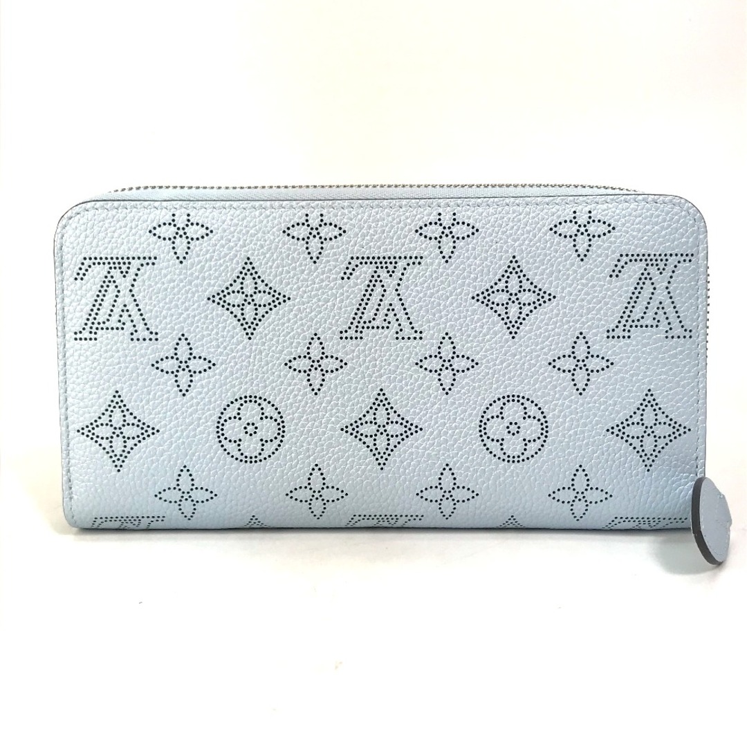 LOUIS VUITTON(ルイヴィトン)のルイヴィトン LOUIS VUITTON ジッピーウォレット M82197 モノグラムマヒナ ラウンドファスナー 長財布 モノグラムマヒナ ブルー 美品 レディースのファッション小物(財布)の商品写真