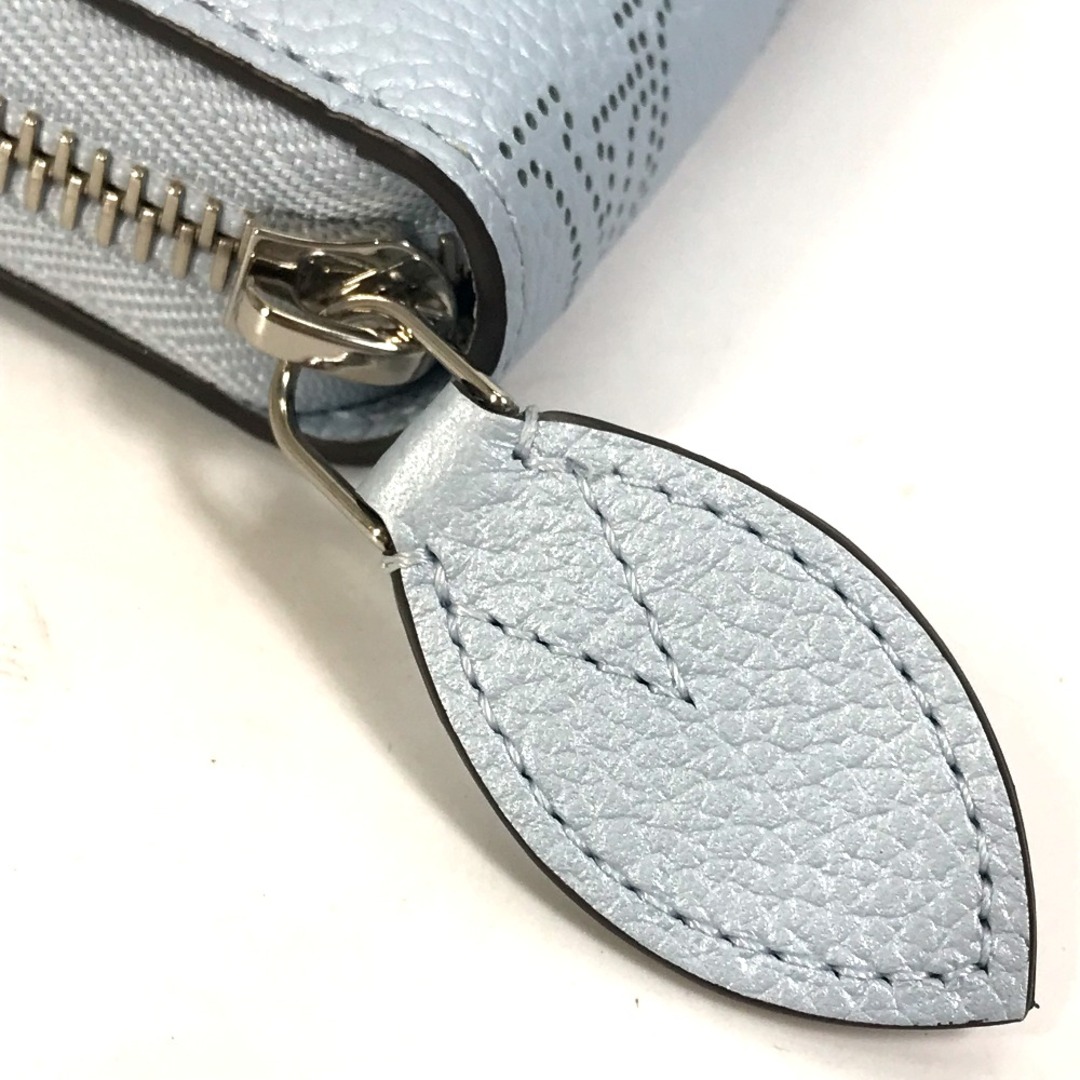 LOUIS VUITTON(ルイヴィトン)のルイヴィトン LOUIS VUITTON ジッピーウォレット M82197 モノグラムマヒナ ラウンドファスナー 長財布 モノグラムマヒナ ブルー 美品 レディースのファッション小物(財布)の商品写真