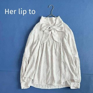 bow-tie lace trimming blouse