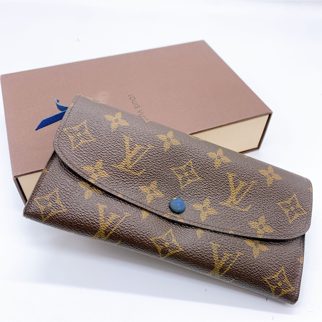 LOUIS VUITTON ポルトフォイユ エミリー モノグラム　付属品付きレディース