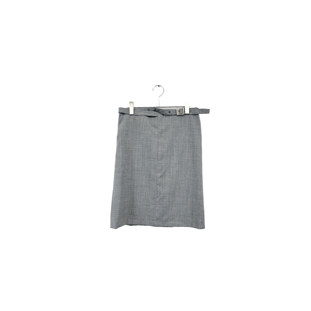 Made in ITALY DIRK BIKKEMBERGS skirt ダークビッケンバーグ スカート スーツ グレー レディース ヴィンテージ 単品 ネ