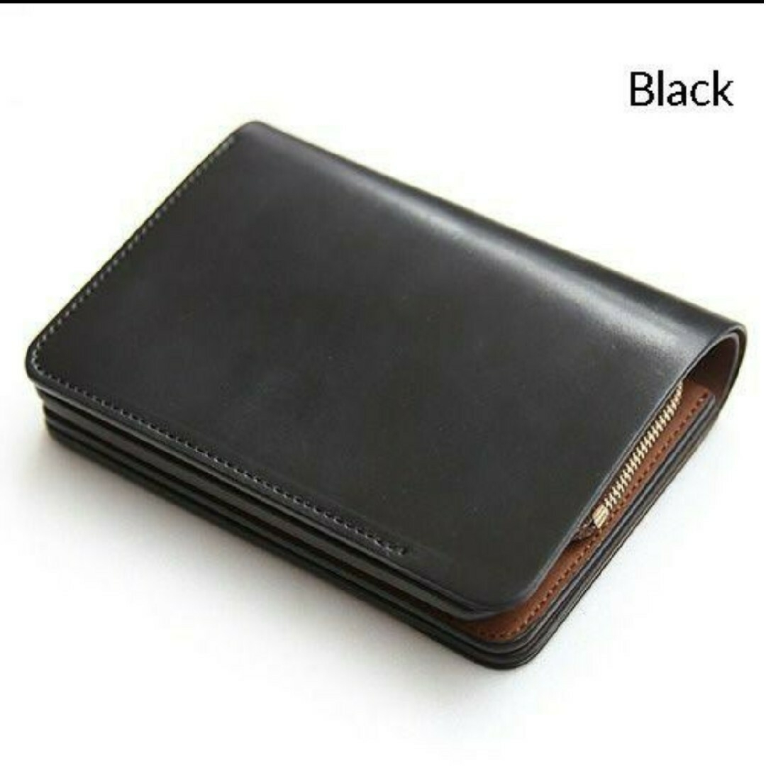 forme Short wallet Cordovan black