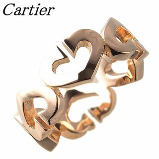 カルティエ(Cartier)のカルティエ Ｃハート リング #52 750YG Cartier【14290】(リング(指輪))