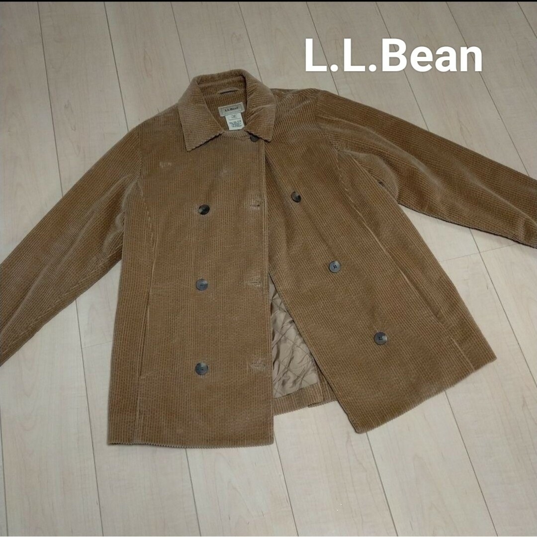 L.L.Bean(エルエルビーン)のL.L.Bean　コーデュロイ生地のＰコート レディースのジャケット/アウター(ピーコート)の商品写真