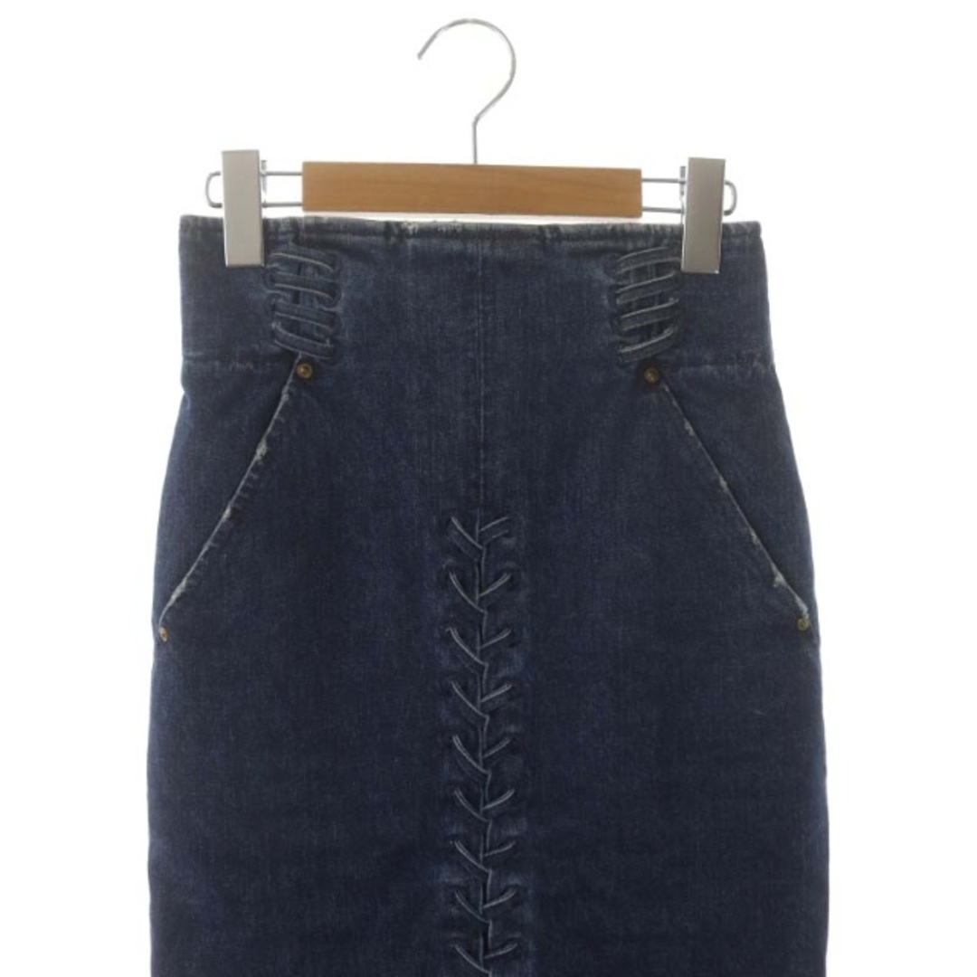 マメクロゴウチ Lace-Up Denim Skirt デニムスカート タイト