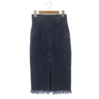 マメクロゴウチ Lace-Up Denim Skirt デニムスカート タイト