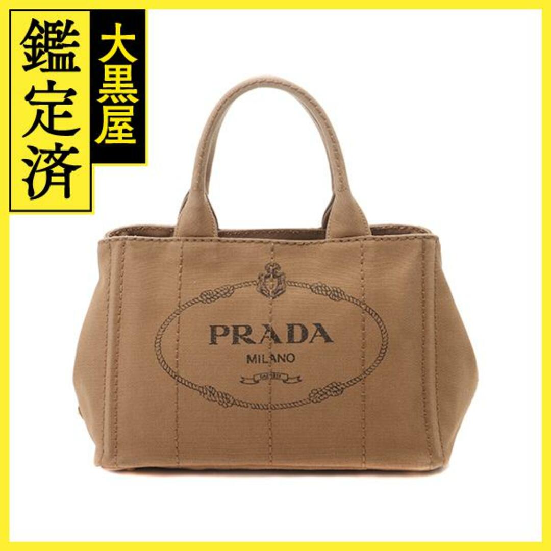 PRADA - プラダ ハンドバッグ カナパ ミニ ブラウン キャンバス 1BG439 ...