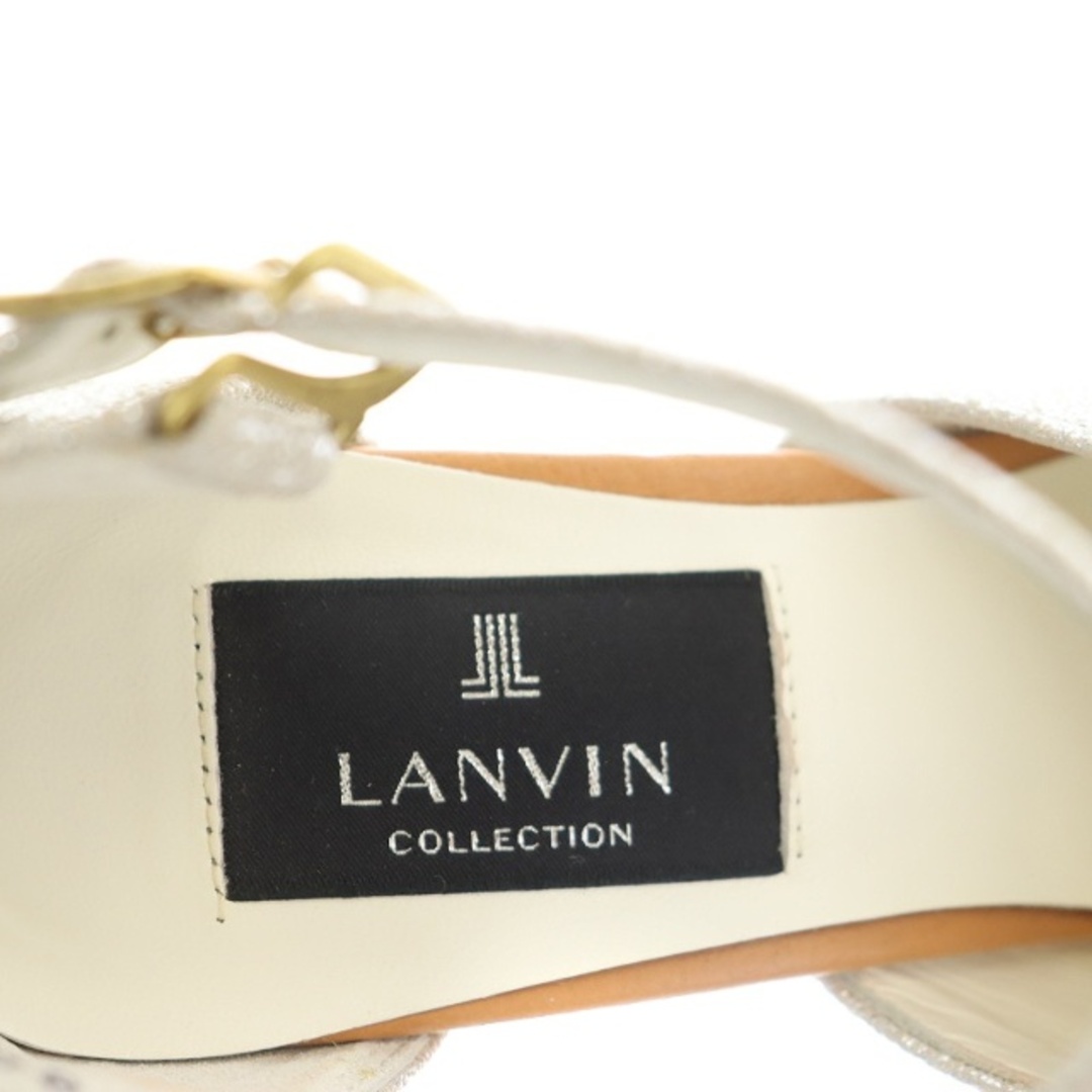 LANVIN(ランバン)のランバン コレクション オープントゥハイヒールサンダル チャンキーヒール レディースの靴/シューズ(サンダル)の商品写真