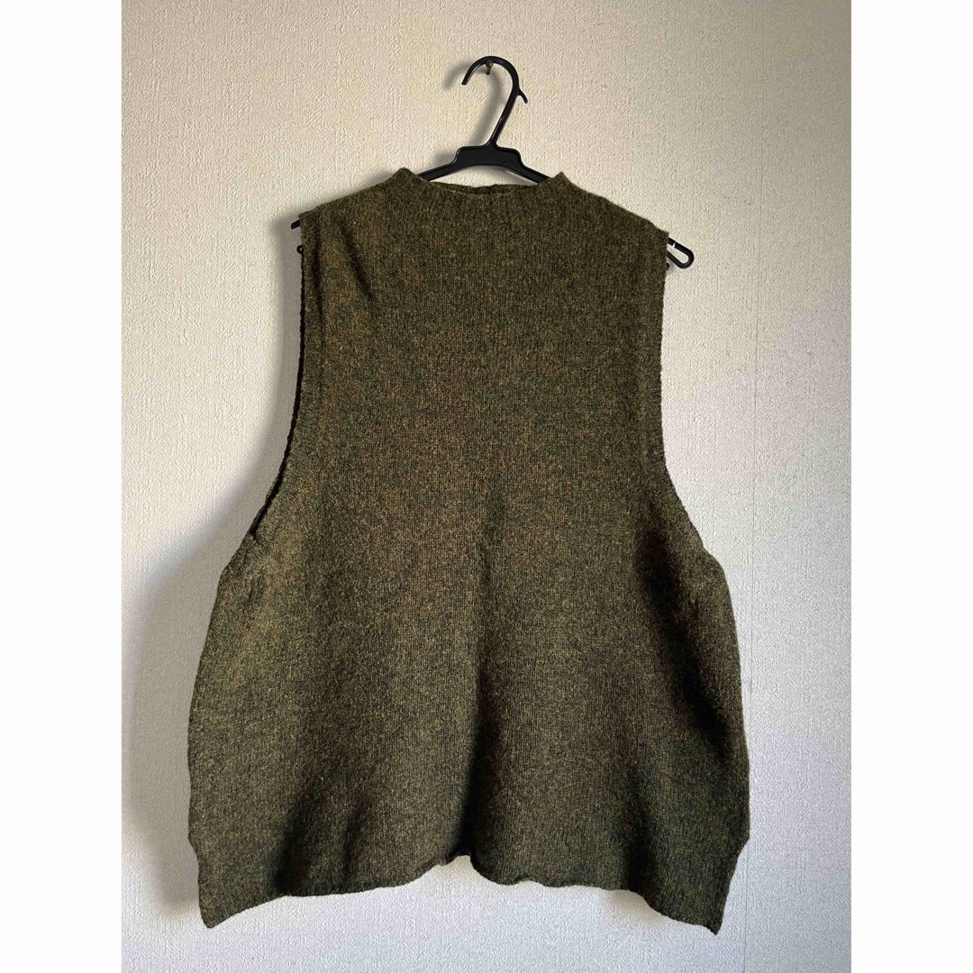 vintage Knit vest レディースのトップス(ベスト/ジレ)の商品写真