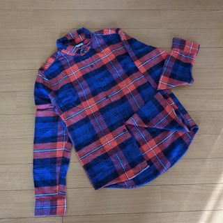 ジーユー シャツ(メンズ)(レッド/赤色系)の通販 35点 | GUのメンズを