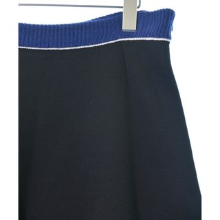 MARNI マルニ ひざ丈スカート 40(M位) 黒x白x緑系
