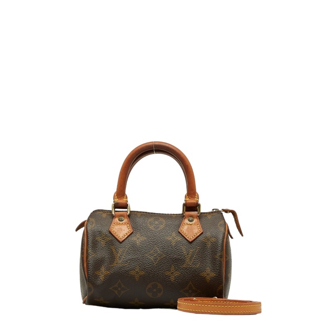 ルイ ヴィトン モノグラム ミニ スピーディ ハンドバック ショルダーバッグ 2WAY M41534 PVC レディース LOUIS VUITTON 【222-22085】約56cm開閉式