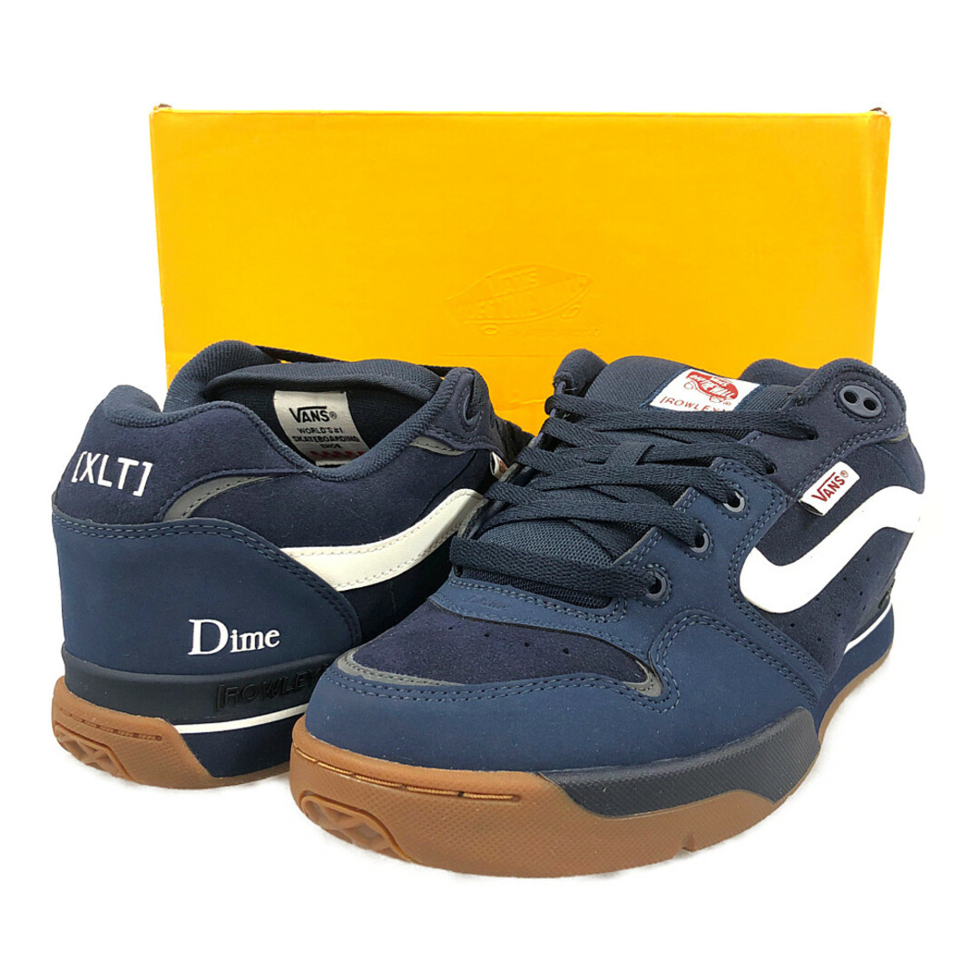 VANS バンズ ×DIME ダイム 品番 VN000CMWNVY Rowley Xlt シューズ ネイビー サイズUS9.5＝27.5cm 正規品 / 32361