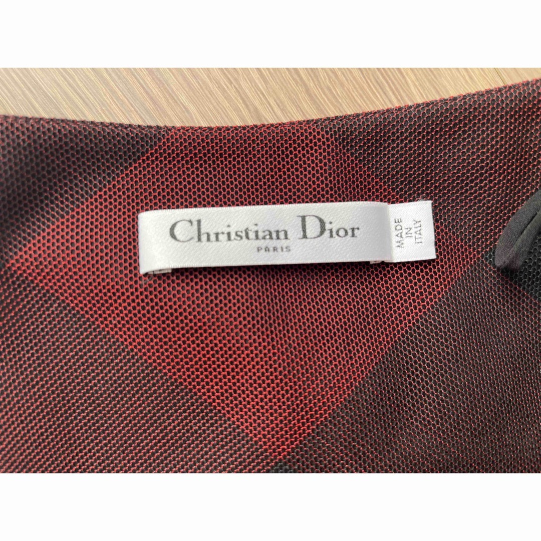 dior ♡ チェックプリーツスカート 1