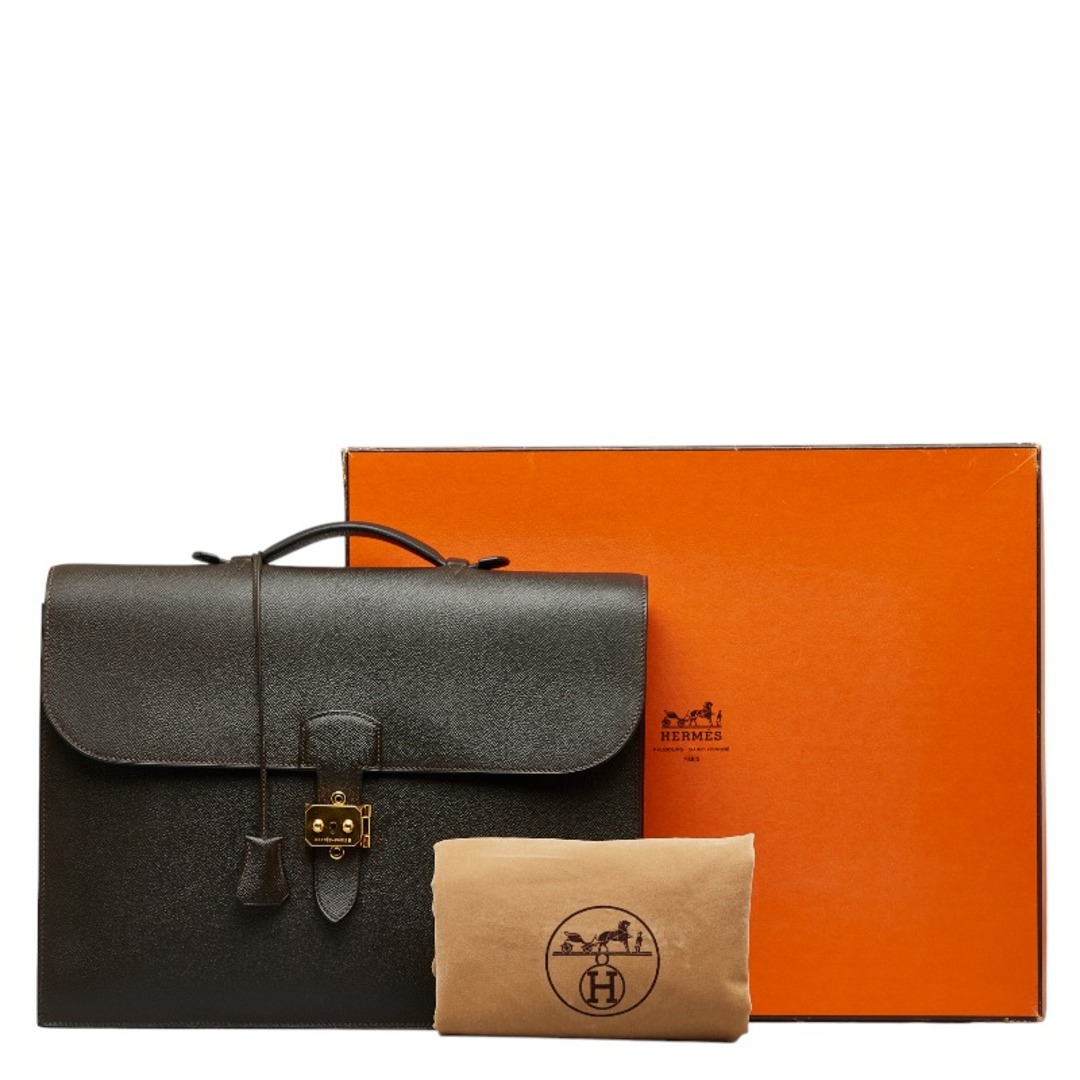 Hermes - エルメス サックアデペッシュ38 ビジネスバッグ ブリーフ