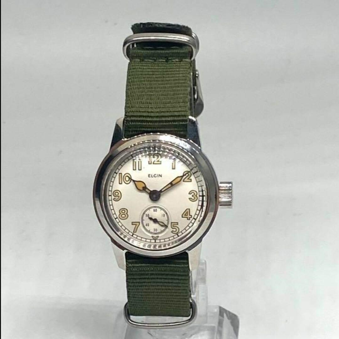 ★至高品 エルジン WWⅡ ミリタリー 1940s 19j ビンテージ w即納 メンズの時計(腕時計(アナログ))の商品写真