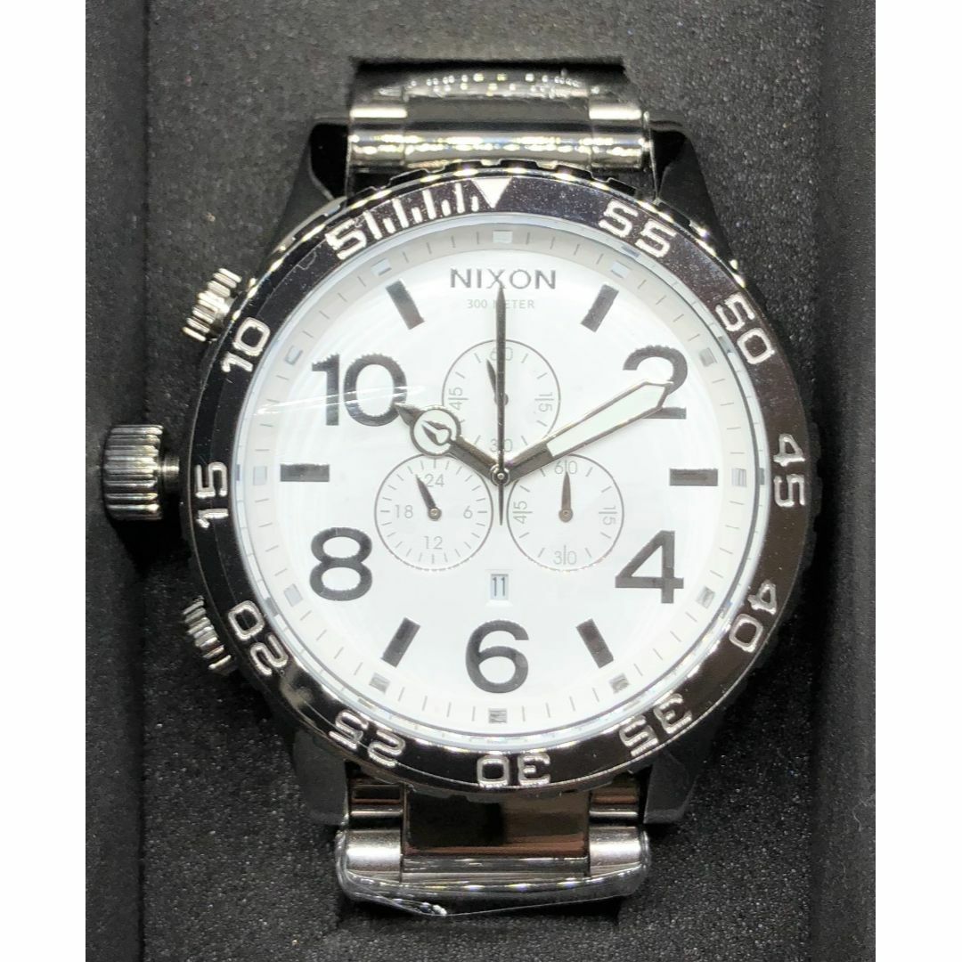 ニクソン NIXON 腕時計 クロノグラフ A083-488 シルバー ホワイト