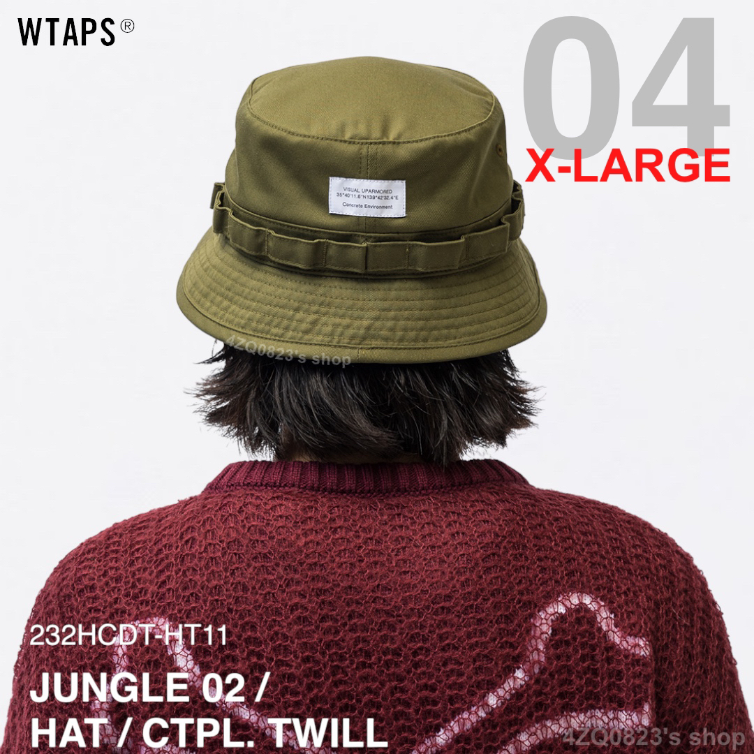 WTAPS 23AW BUCKET 04 HAT ブラック XL ハット帽子 - ハット