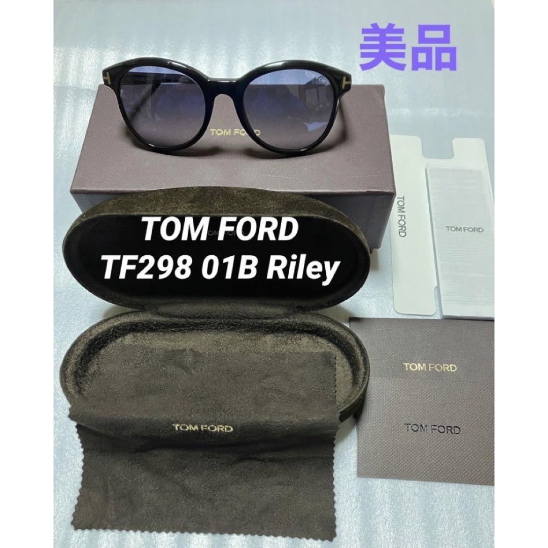 TOM FORD - 美品 TOM FORD TF298 01B Rileyの+triclubdoha.com