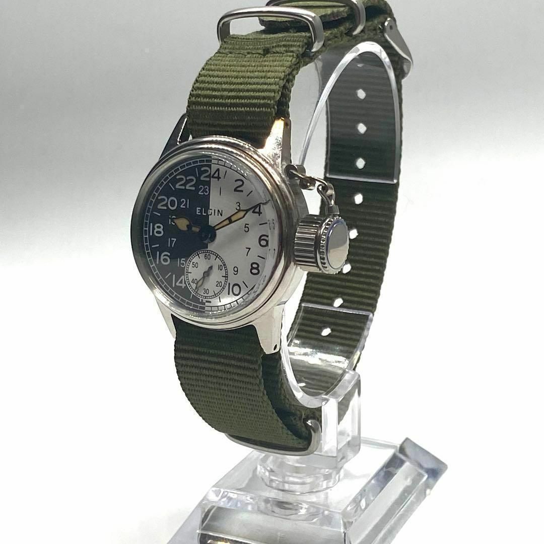 ★至高品 エルジン WWⅡ ミリタリー 1940s 15j ビンテージ a14 メンズの時計(腕時計(アナログ))の商品写真