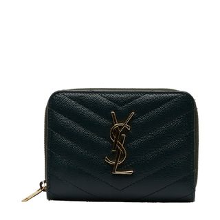 サンローラン YSL ラウンドファスナー長財布 カモフラ