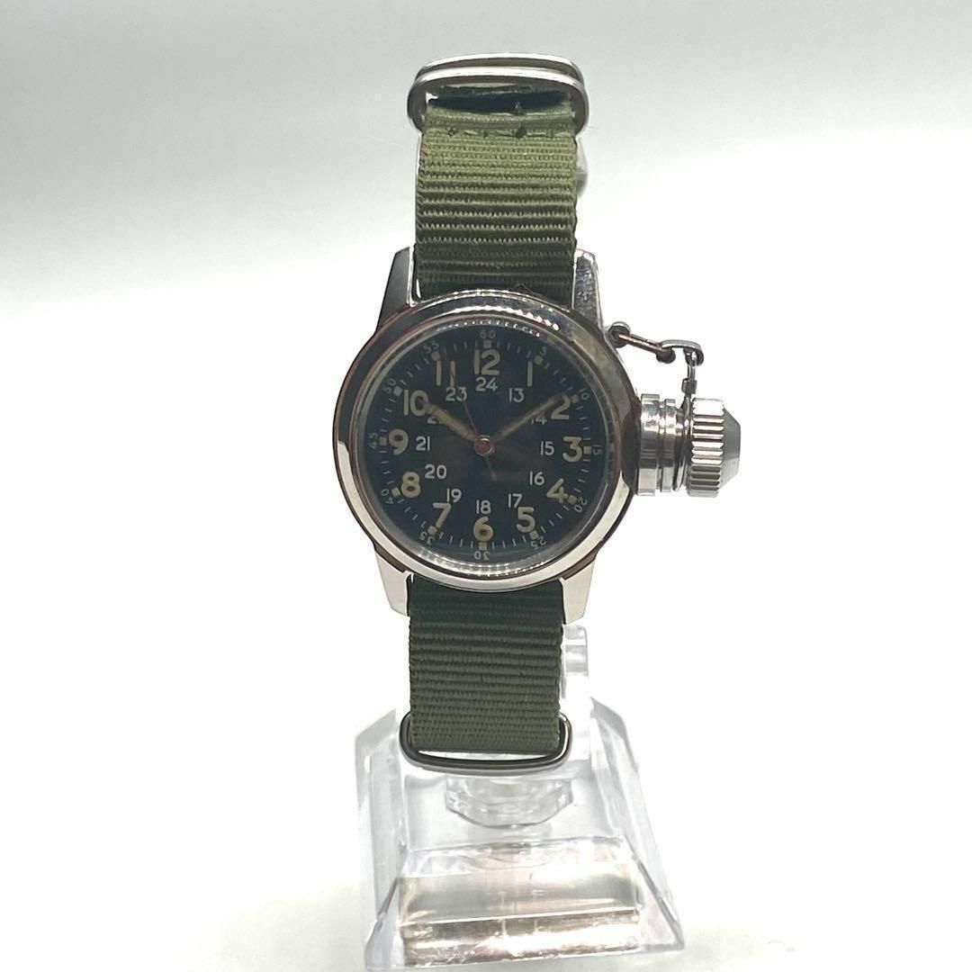 ★至高品 エルジン WWⅡ ミリタリー  1940s 19j ビンテージ a13 メンズの時計(腕時計(アナログ))の商品写真