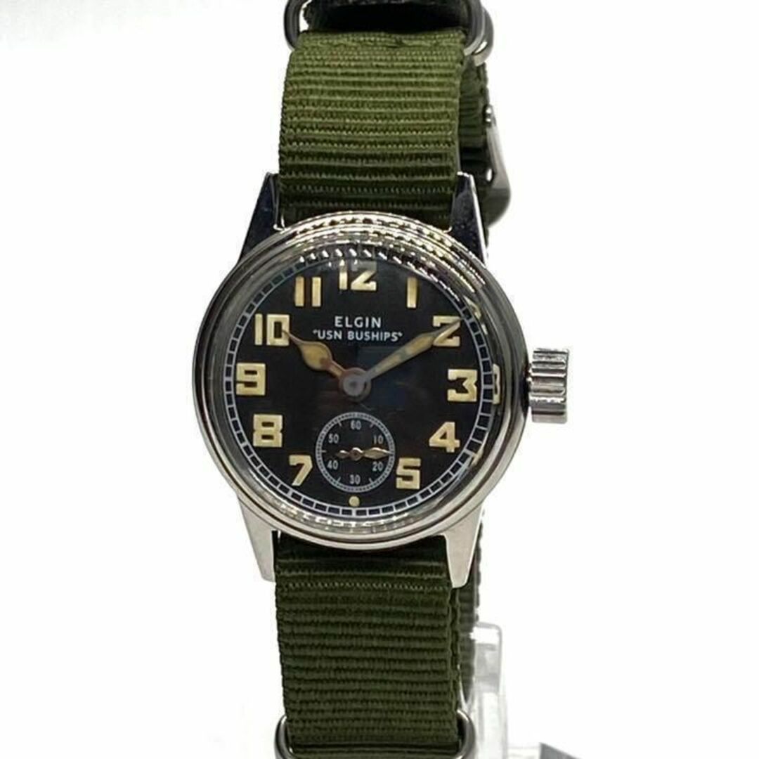 ☆至高品 エルジン WWⅡ ミリタリー 1940s 19j ビンテージ a1-