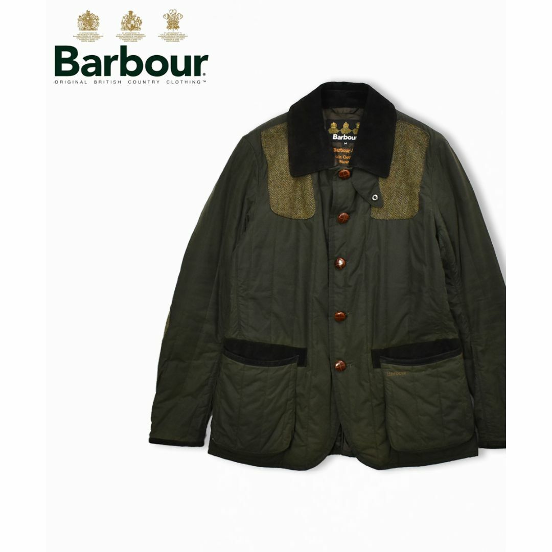 Barbour×TOKITO SPORTING QUILT JACKET Mポリエステル100％皮革