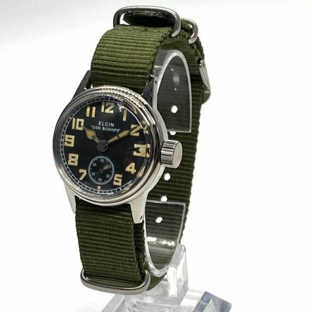 ★至高品 エルジン WWⅡ ミリタリー  1940s 19j ビンテージ a1 メンズの時計(腕時計(アナログ))の商品写真