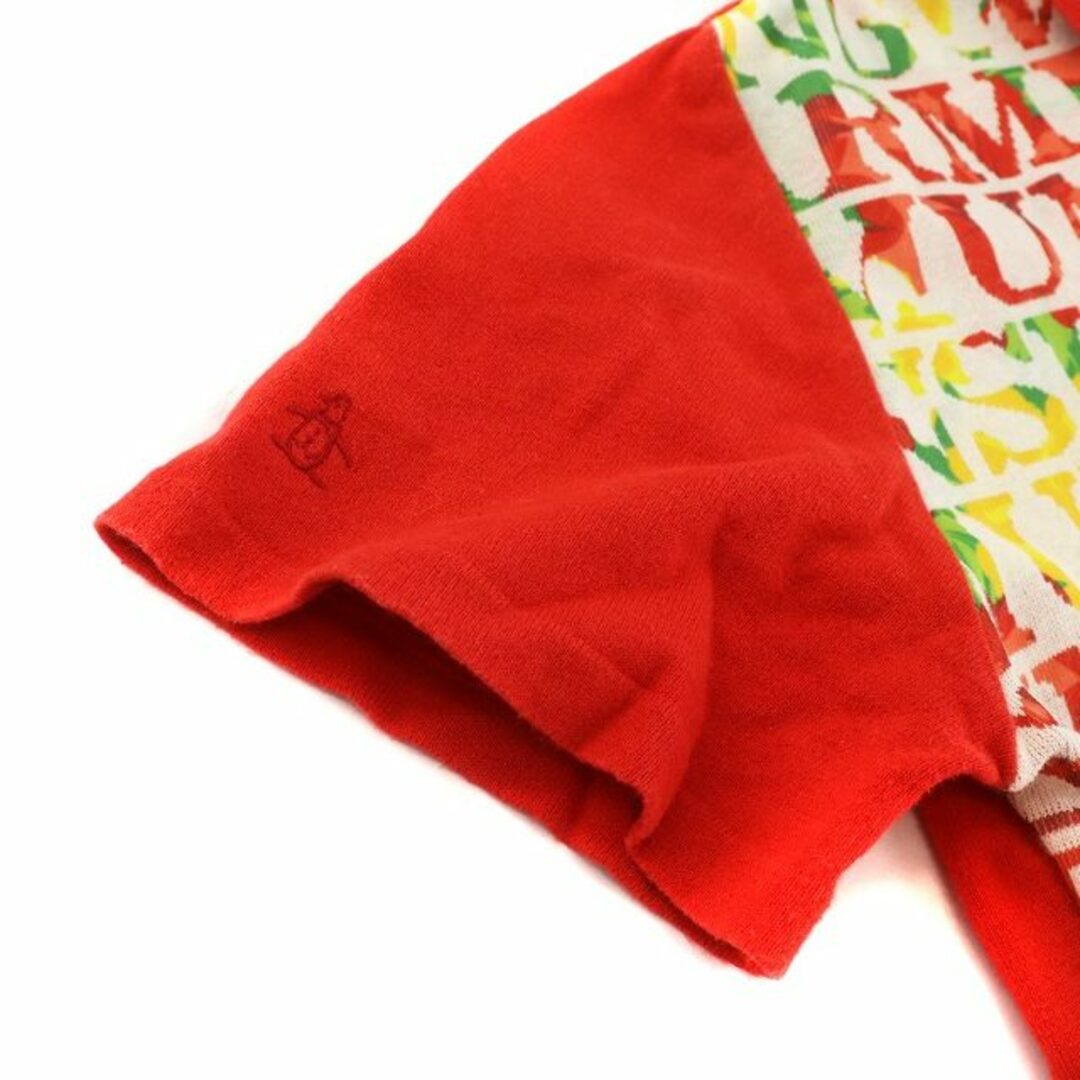 Munsingwear(マンシングウェア)のマンシングウェア ポロシャツ 半袖シャツ ボタンダウン M 赤 マルチカラー レディースのトップス(ポロシャツ)の商品写真