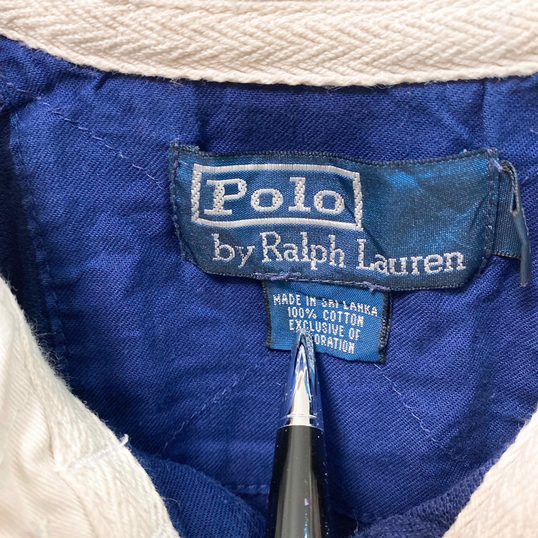 Ralph Lauren(ラルフローレン)の90s ポロバイラルフローレン　半袖ポロシャツ　ラガー　ビッグポニー　男女兼用 メンズのトップス(ポロシャツ)の商品写真