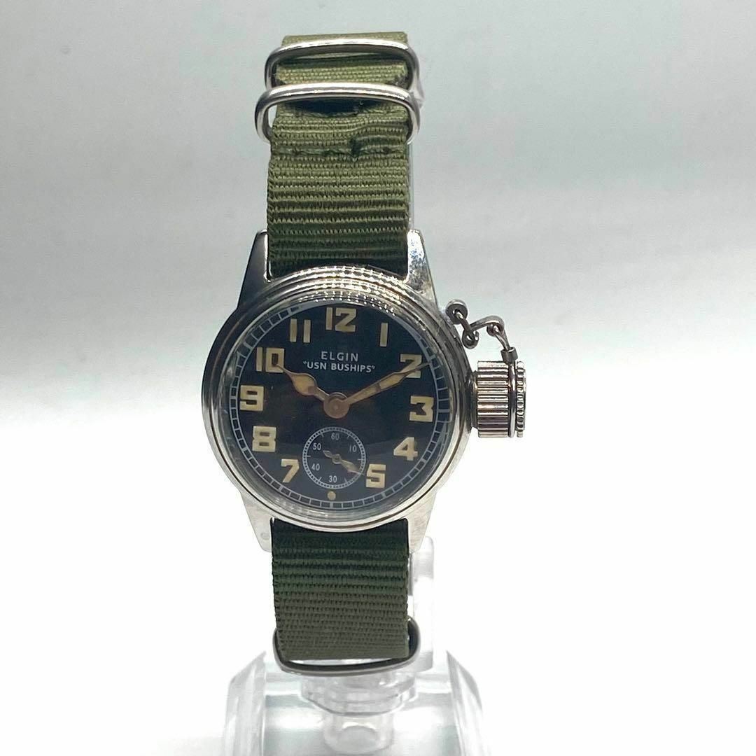 ☆至高品 エルジン WWⅡ ミリタリー 1940s 19j ビンテージ a10-