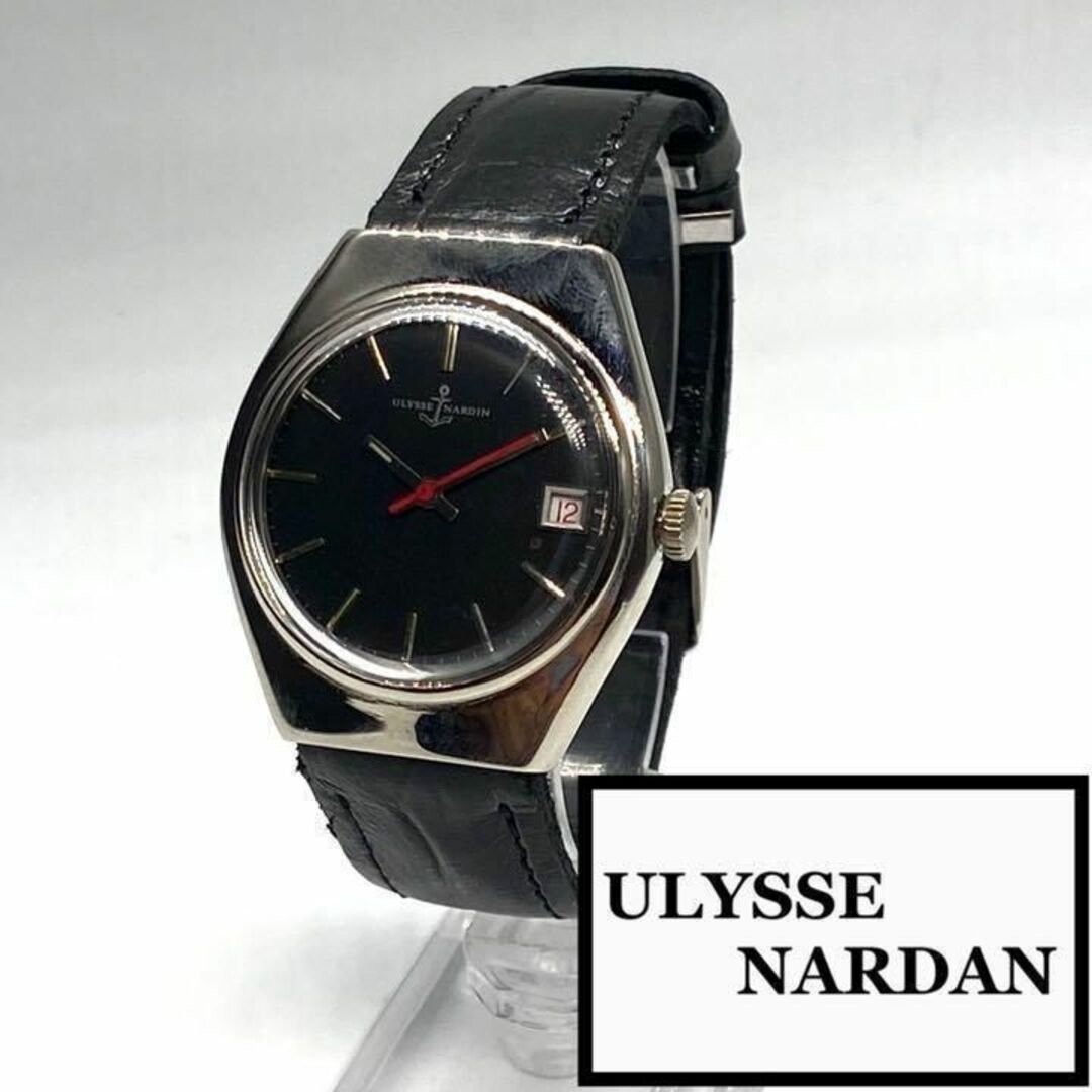 ★動作良好! ユリスナルダン ULYSSE NARDAN 1960s メンズ メンズの時計(腕時計(アナログ))の商品写真