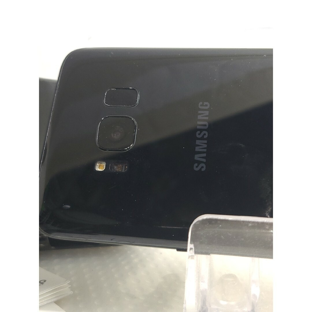 SAMSUNG(サムスン)のGalaxy S8 black 64 GB SIMフリー本体のみ スマホ/家電/カメラのスマートフォン/携帯電話(スマートフォン本体)の商品写真