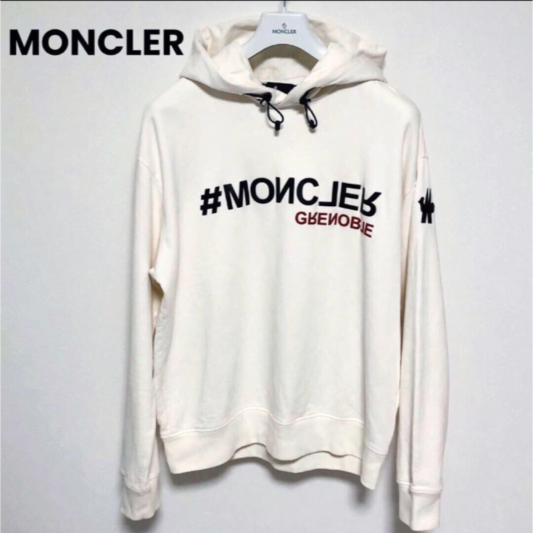 2022 2023 MONCLER モンクレール グルノーブル パーカー 白-