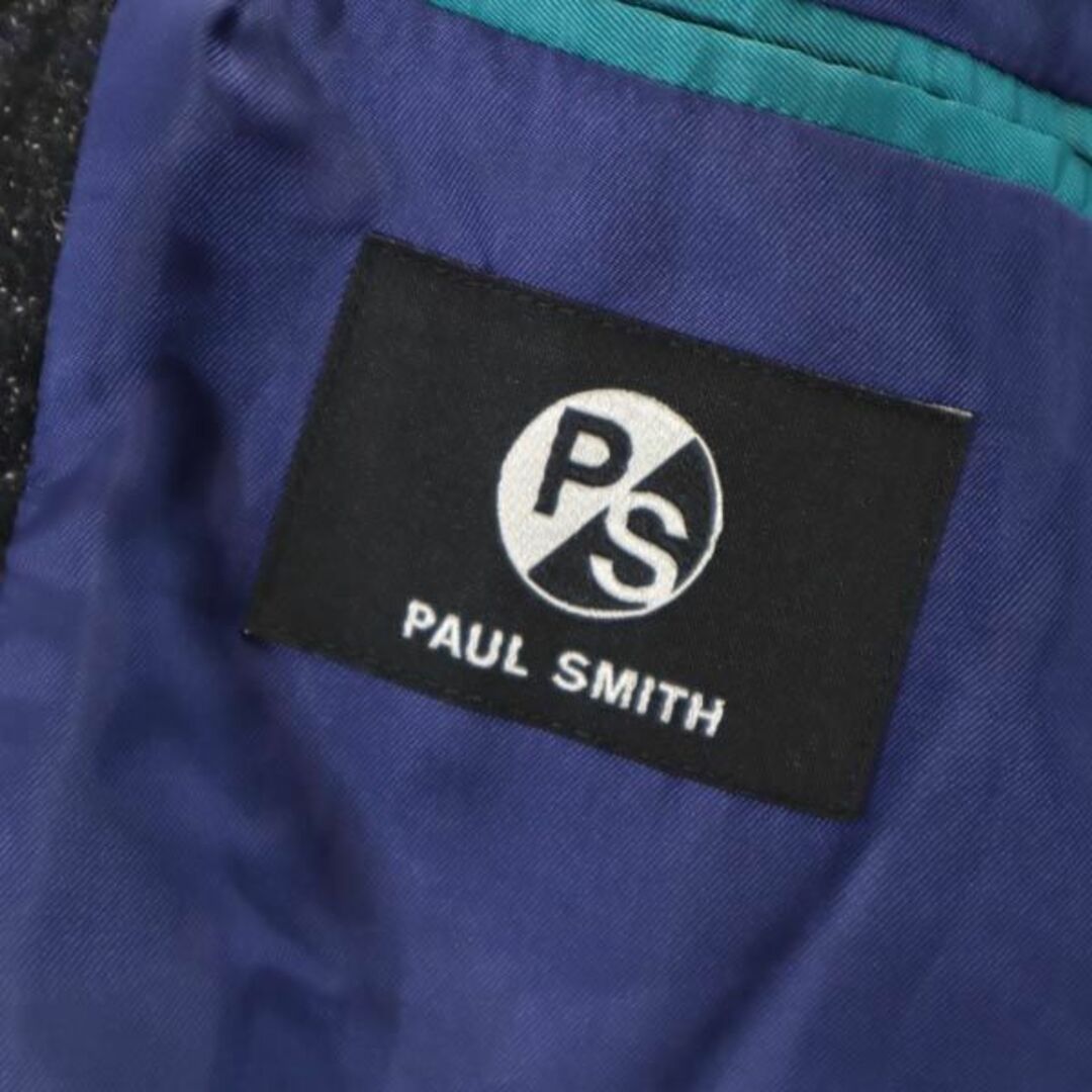 Paul Smith(ポールスミス)のポールスミス チェック柄 チェスターコート M ダークグレー×ブラック Paul Smith メンズ 古着 【231025】 メンズのジャケット/アウター(チェスターコート)の商品写真