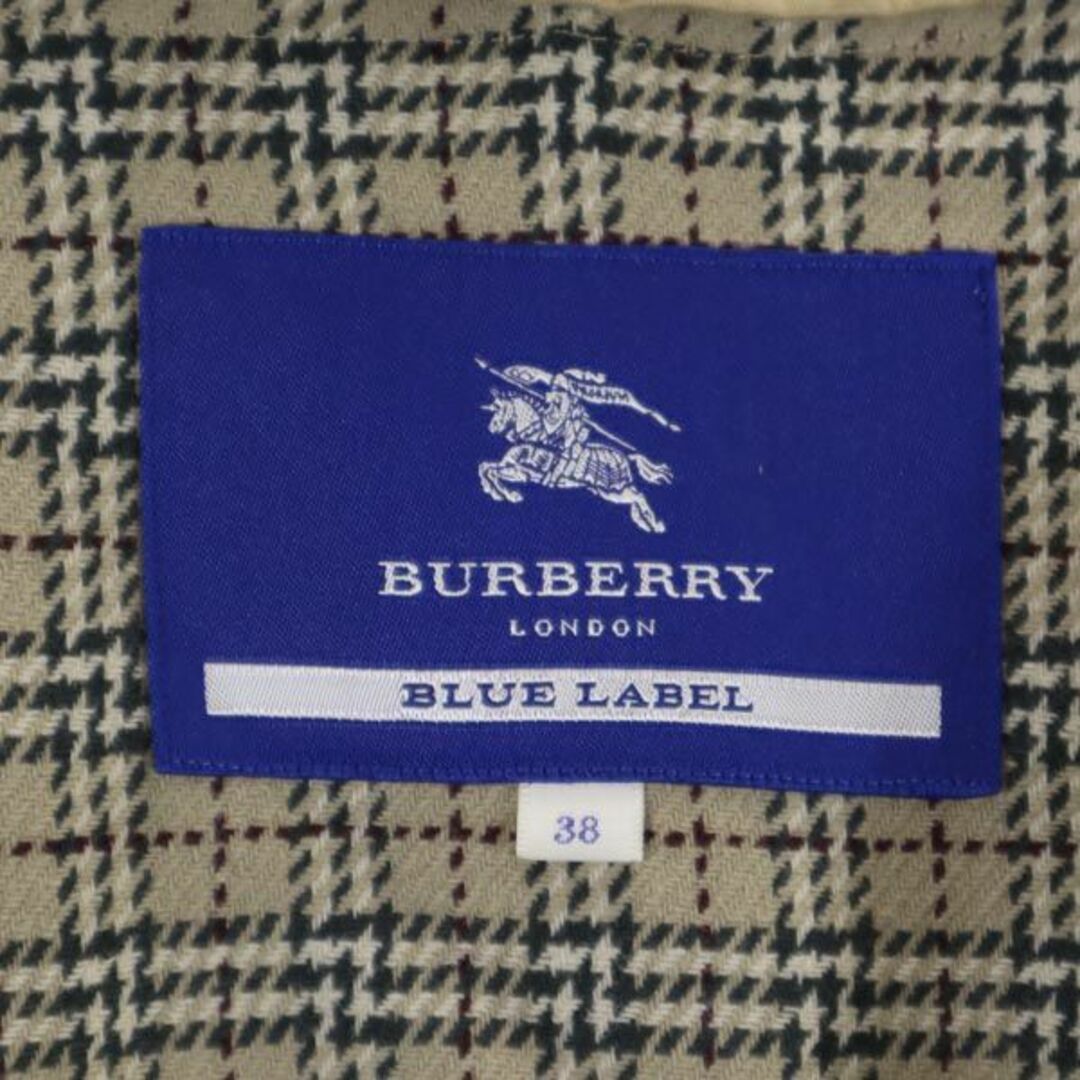 バーバリーブルーレーベル 三陽商会 ライナーベスト付き トレンチコート 38 ベージュ BURBERRY BLUE LABEL レディース 古着  【231025】