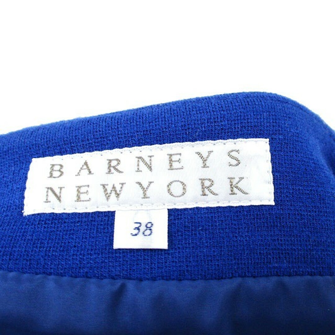 BARNEYS NEW YORK(バーニーズニューヨーク)のバーニーズニューヨーク ラップ風 スカート 台形 ミニ シンプル 38 ブルー レディースのスカート(ミニスカート)の商品写真