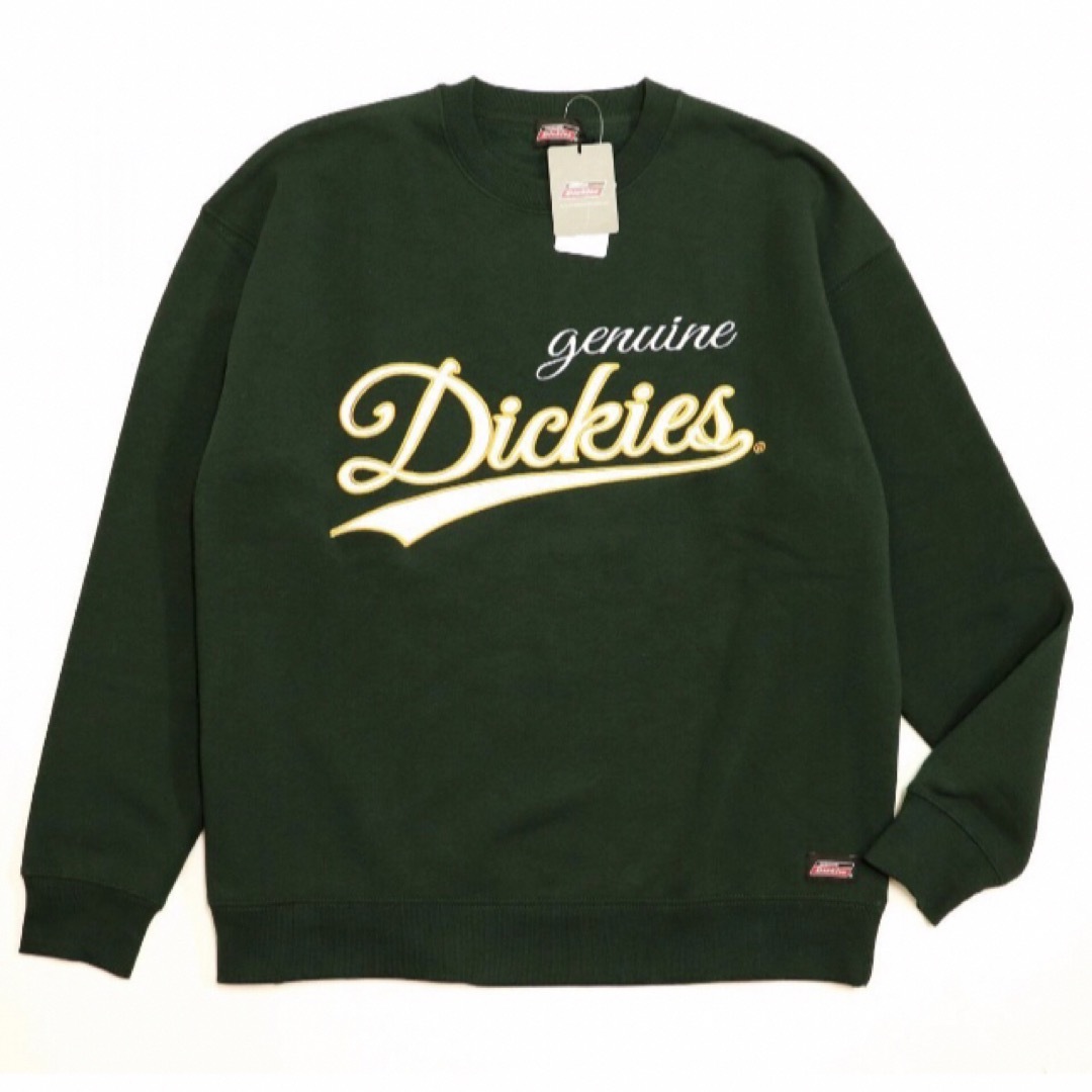 【Dickies／ディッキーズ 】裏フリース プルオーバースウェット・濃い緑色L | フリマアプリ ラクマ