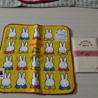 ミッフィー(miffy)のミッフィー　ハンカチとそえぶみ箋(カード/レター/ラッピング)