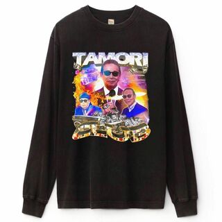 タモリ タモリ倶楽部 ロンＴ rap hiphop music(Tシャツ/カットソー(七分/長袖))