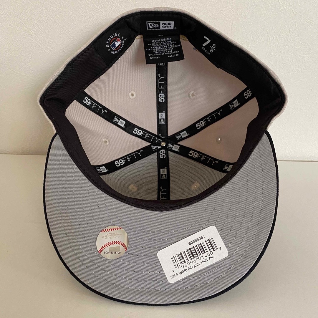 ツバ裏グレー New Era Cap 5/8 ニューエラ キャップ ヤンキース帽子