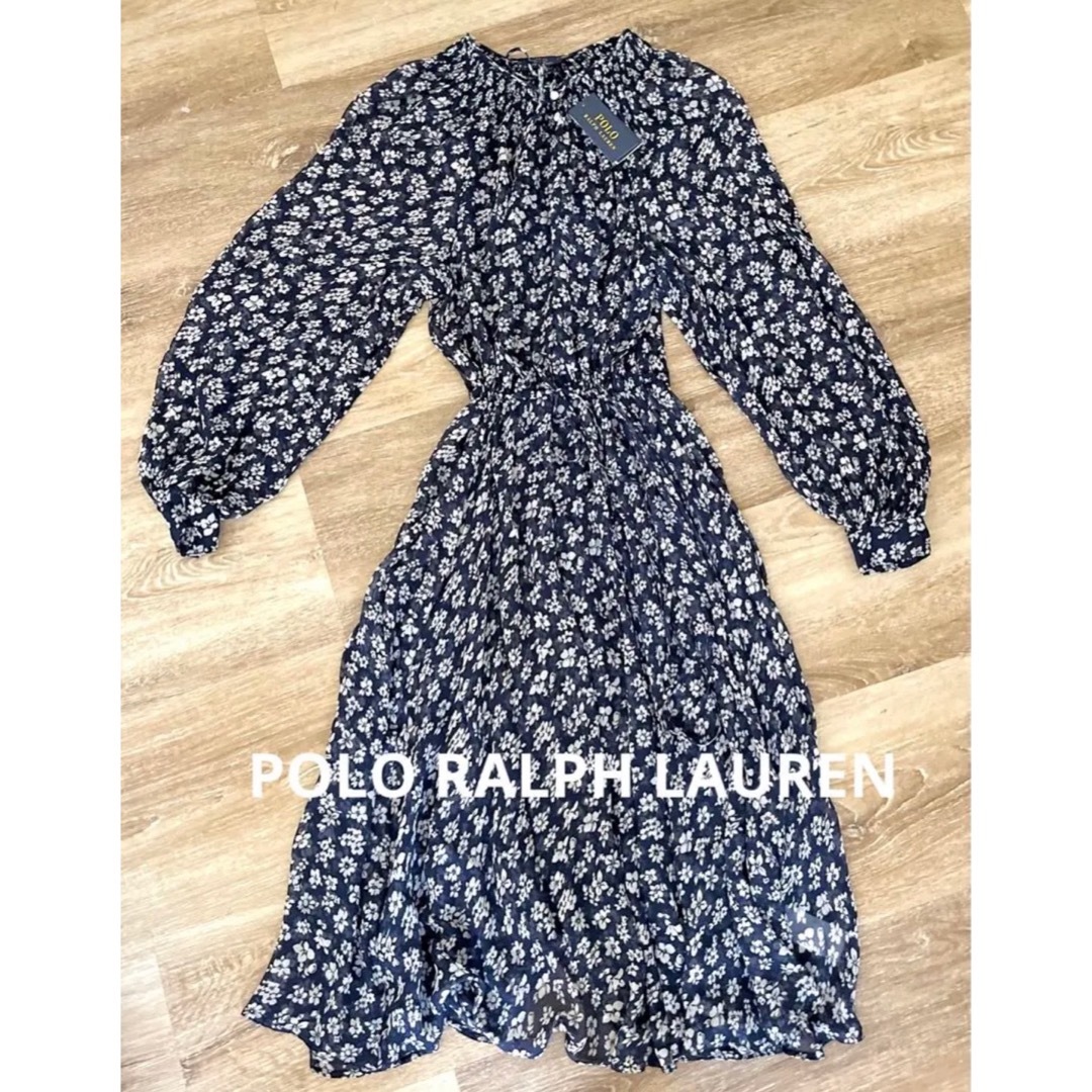 POLO ラルフローレン 花柄 ワンピース 小さめサイズ 米国購入 新品-
