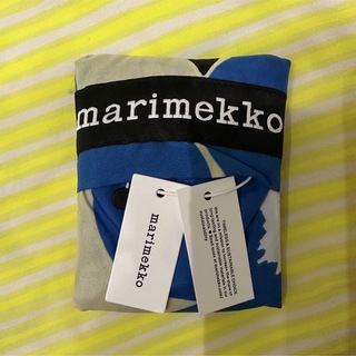 マリメッコ(marimekko)の完売 未使用 廃番 マリメッコ 青 ブルー ウニッコ スマートバッグ エコバッグ(エコバッグ)
