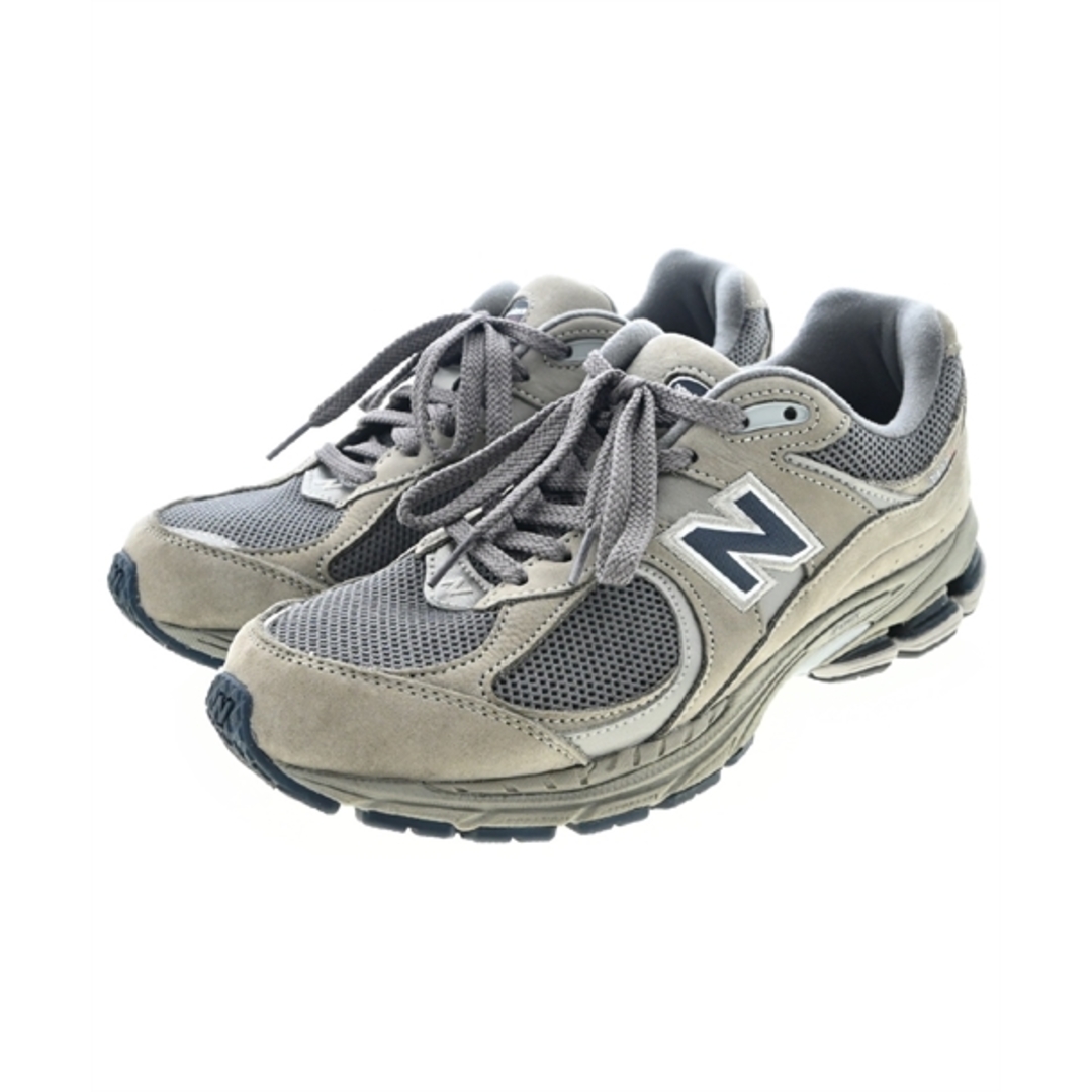 New Balance スニーカー 27.5cm グレー系xシルバーx濃紺