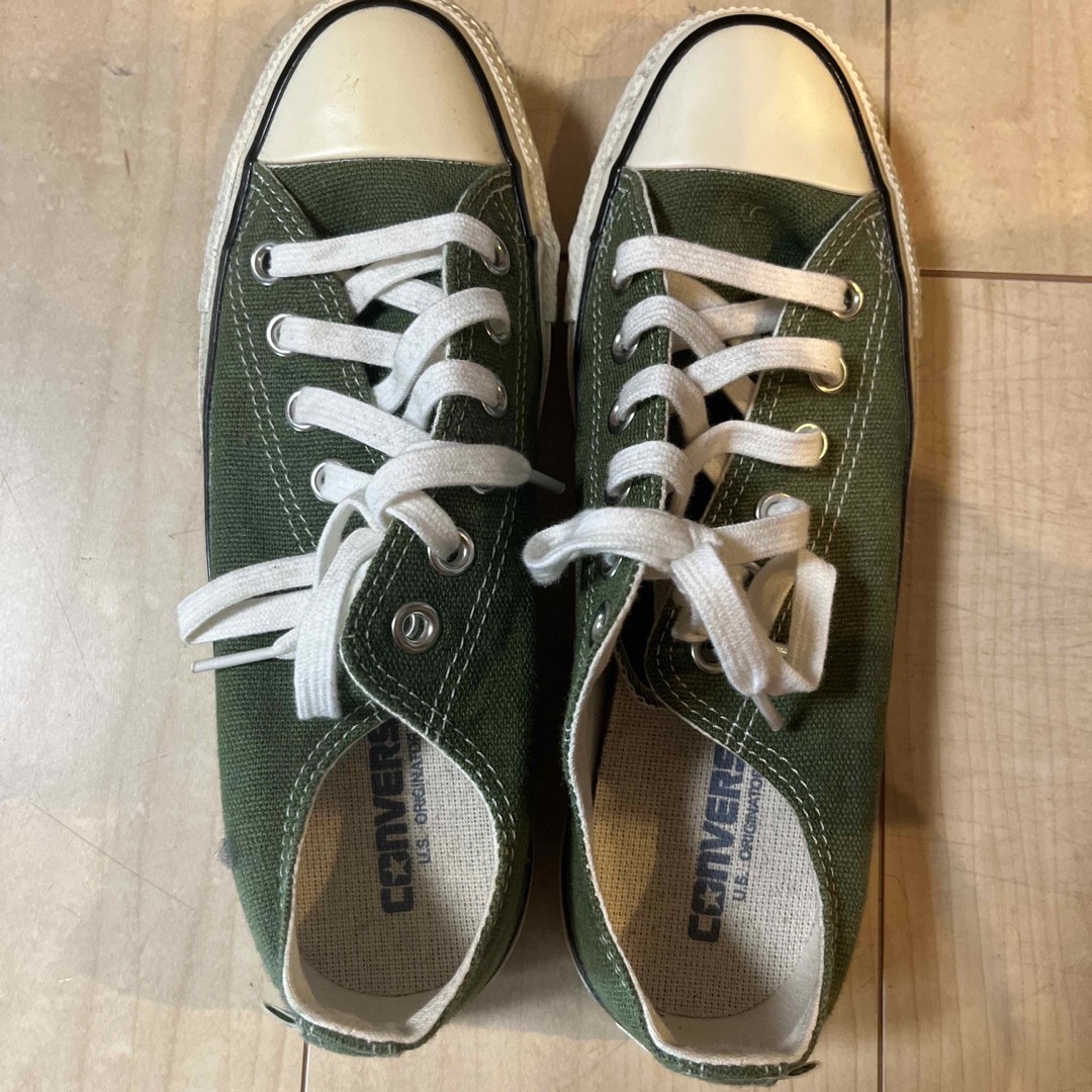 CONVERSE(コンバース)のコンバース　スニーカー（グリーン） キッズ/ベビー/マタニティのベビー靴/シューズ(~14cm)(スニーカー)の商品写真