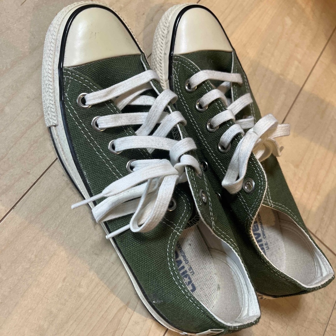 CONVERSE(コンバース)のコンバース　スニーカー（グリーン） キッズ/ベビー/マタニティのベビー靴/シューズ(~14cm)(スニーカー)の商品写真