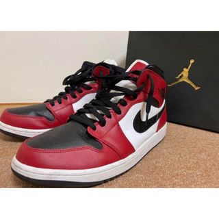 ナイキ(NIKE)の【美品】air jordan 1 Chicago Black Toe（31cm）(スニーカー)