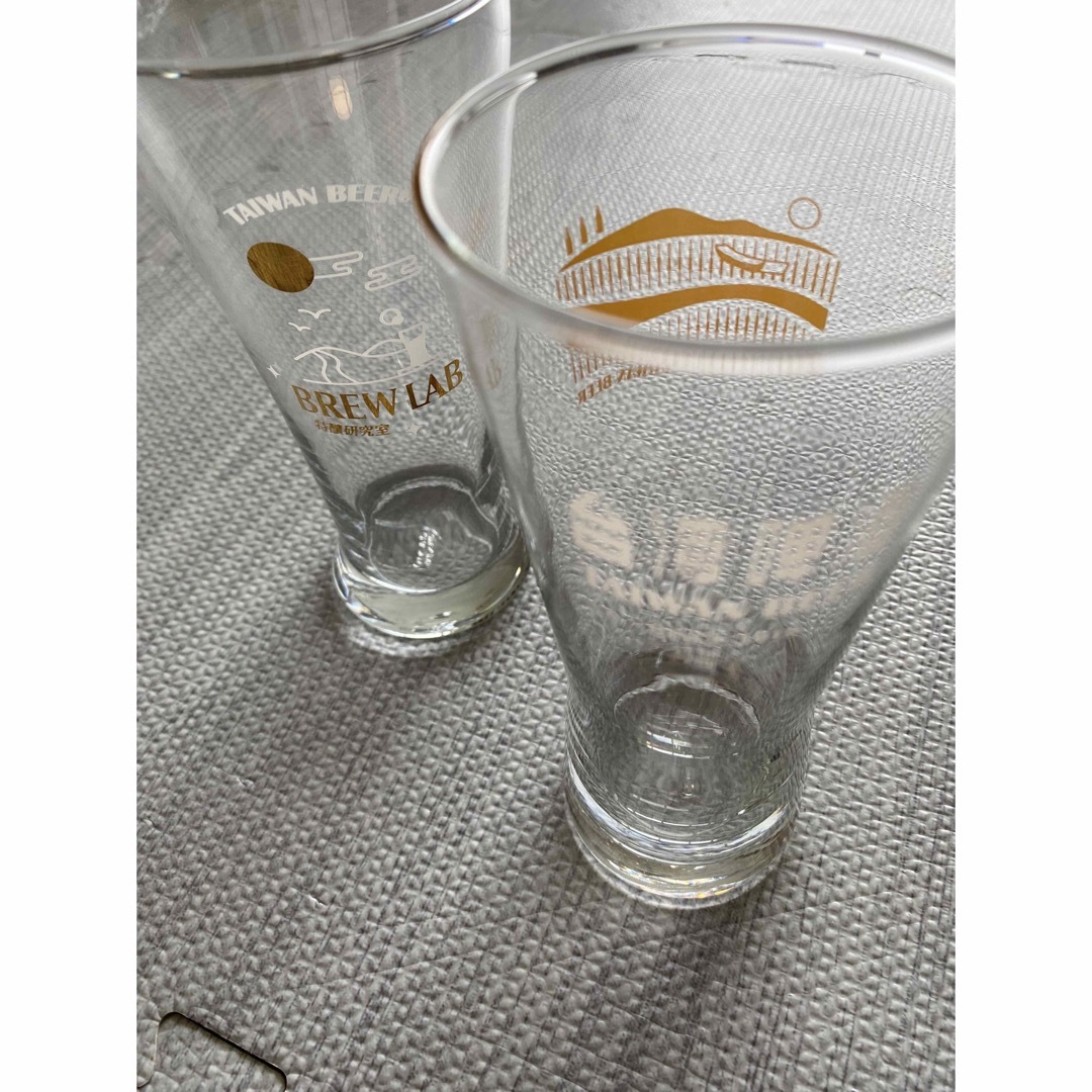 台湾ビール：グラス：400ミリ：ビール：乾杯 - 2