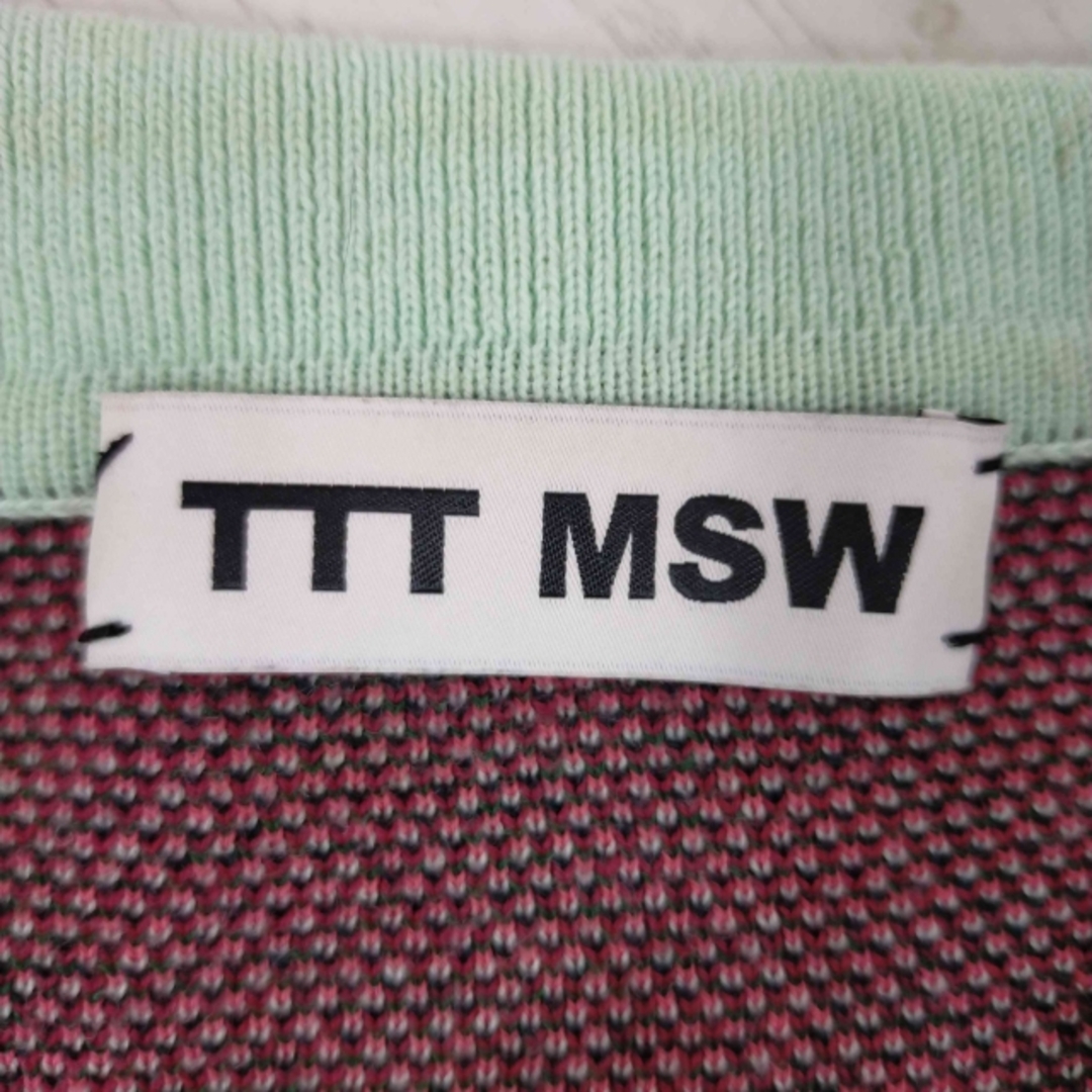 TTT_MSW(ティーモダンストリートウエア) flower knit polo 5